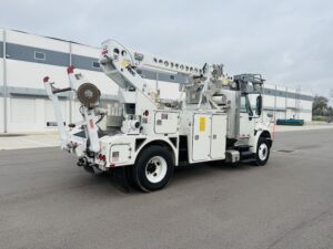 Cable Placer Bucket Truck For Sale