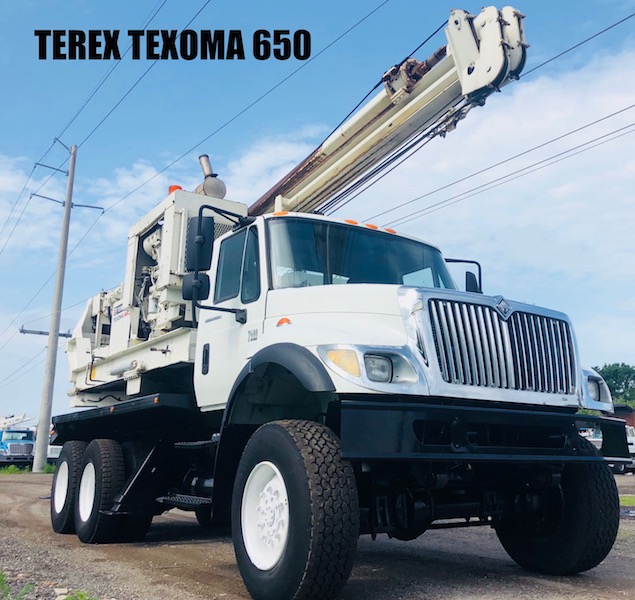 Terex Reedrill Texoma 650 Auger Drill Truck For Sale